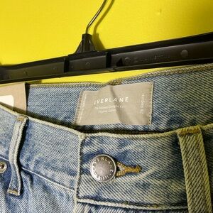 NWT Everlane Relaxed Straight Fit Jeans No Stretch Denim